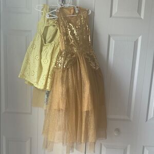 Bundle of 5 dresses girl sz 5 EUC